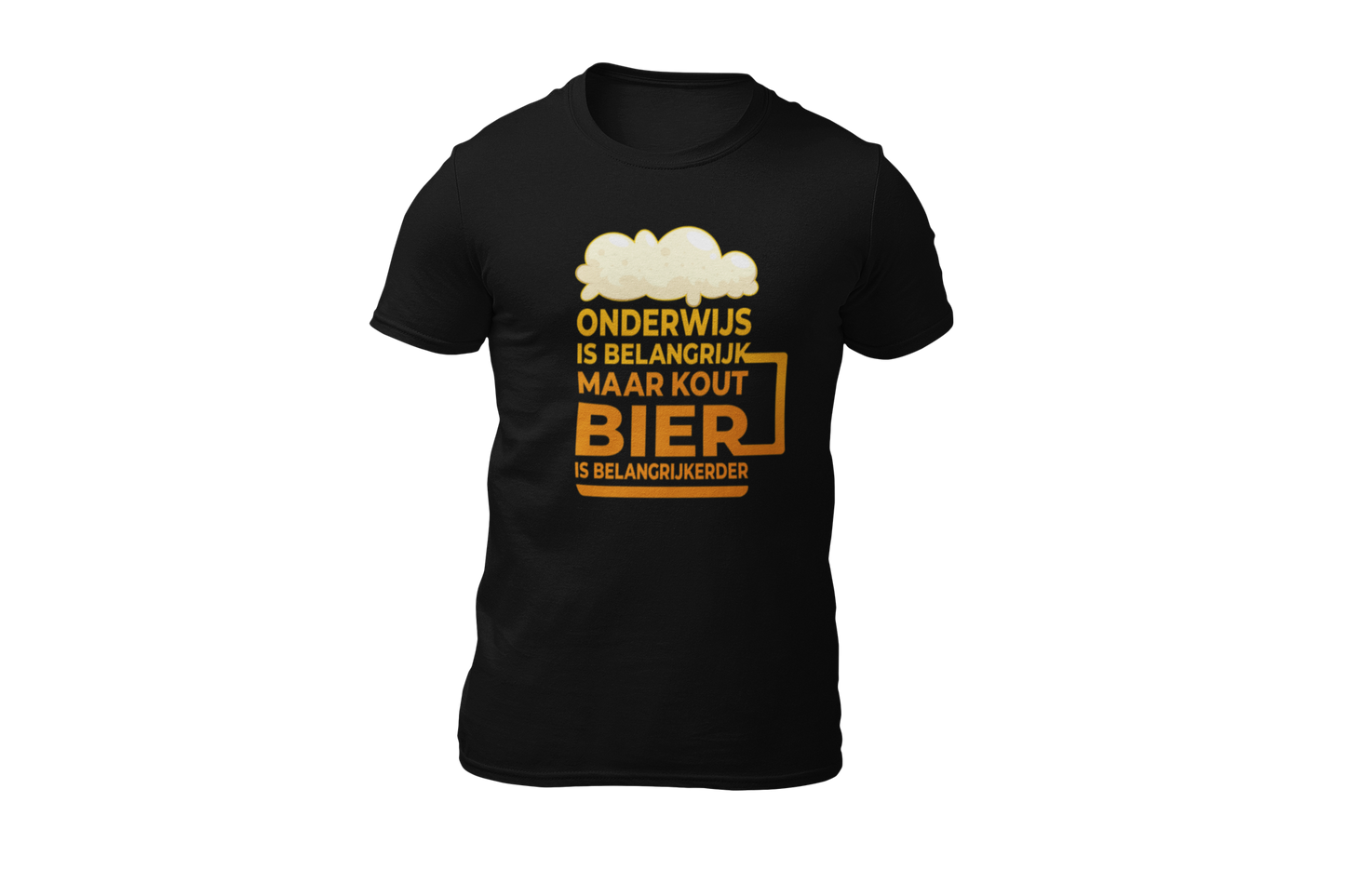 Onderwijs is belangrijk maar kaut koud bier is belangrijkerder zwart donnie