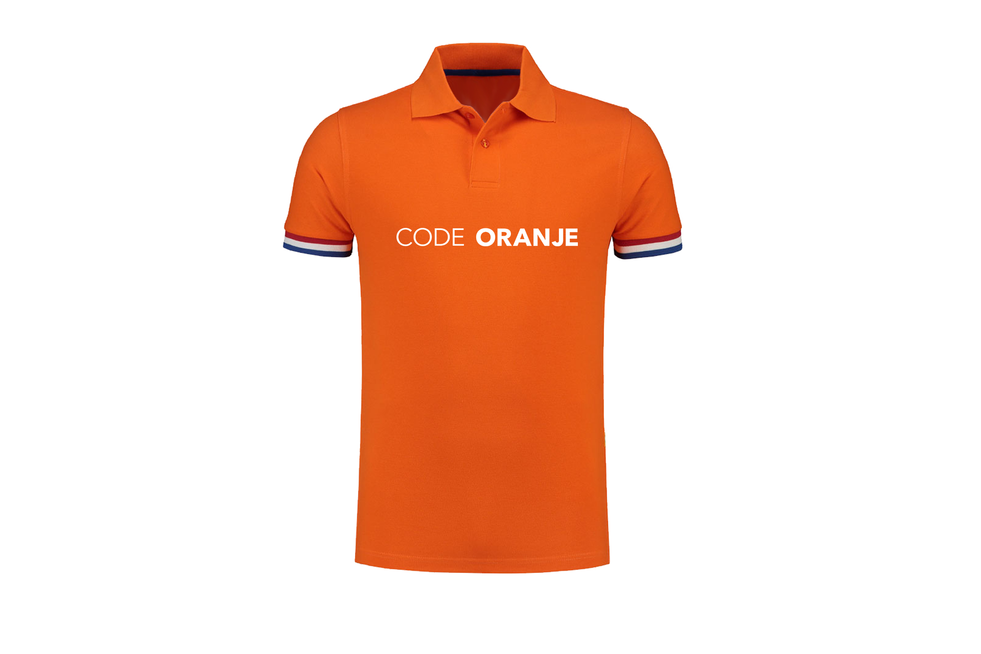 Oranje voetbal polo shirt nederland code oranje donnie