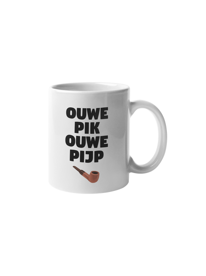 Ouwe pik ouwe pijp koffiemok vaderdag donnie