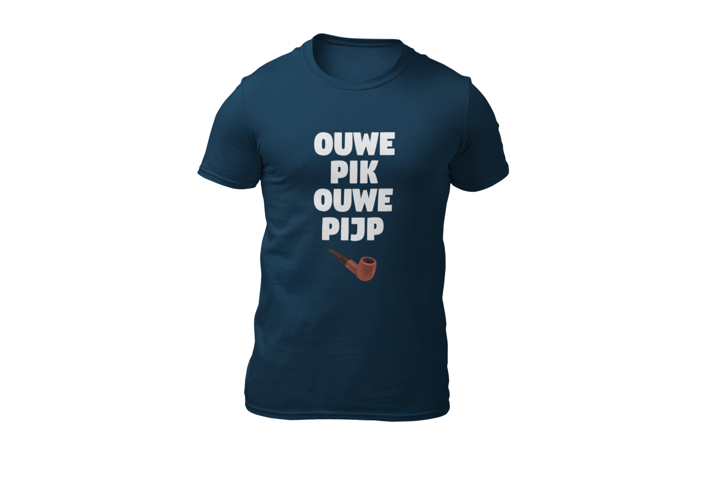Ouwe pik ouwe pijp shirt vaderdag donnie blauw