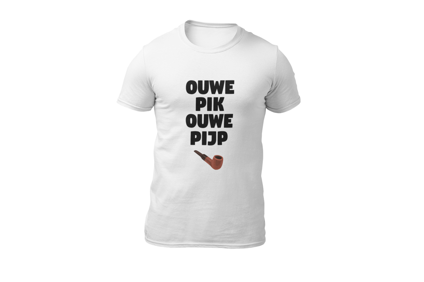 Ouwe pik ouwe pijp shirt vaderdag donnie wit