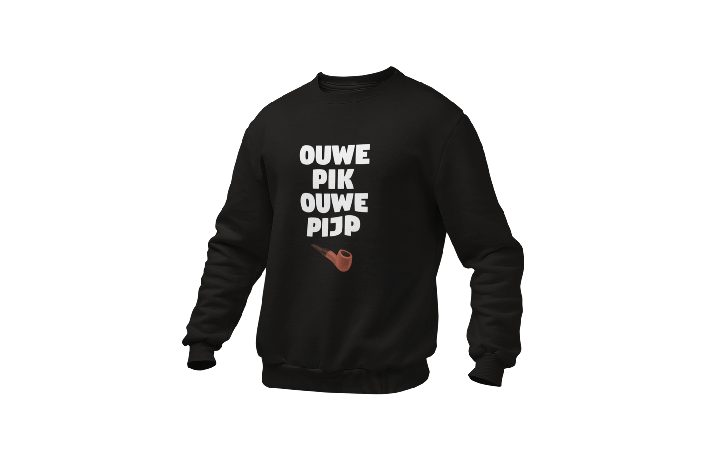 Ouwe pik ouwe pijp sweater vaderdag donnie zwart