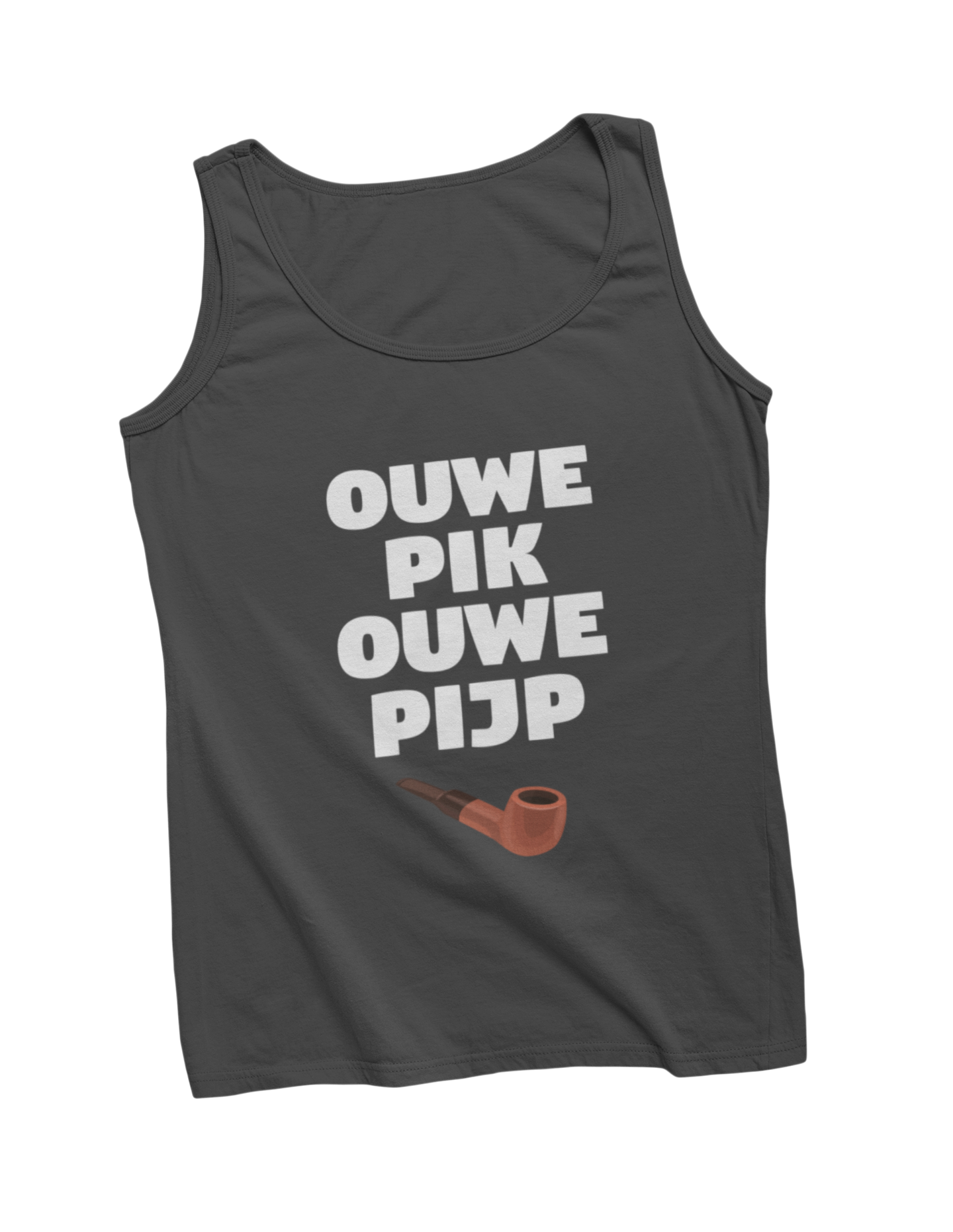 Ouwe pik ouwe pijp tanktop vaderdag donnie grijs