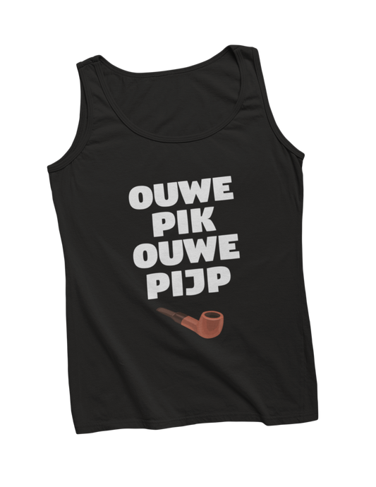 Ouwe pik ouwe pijp tanktop vaderdag donnie zwart