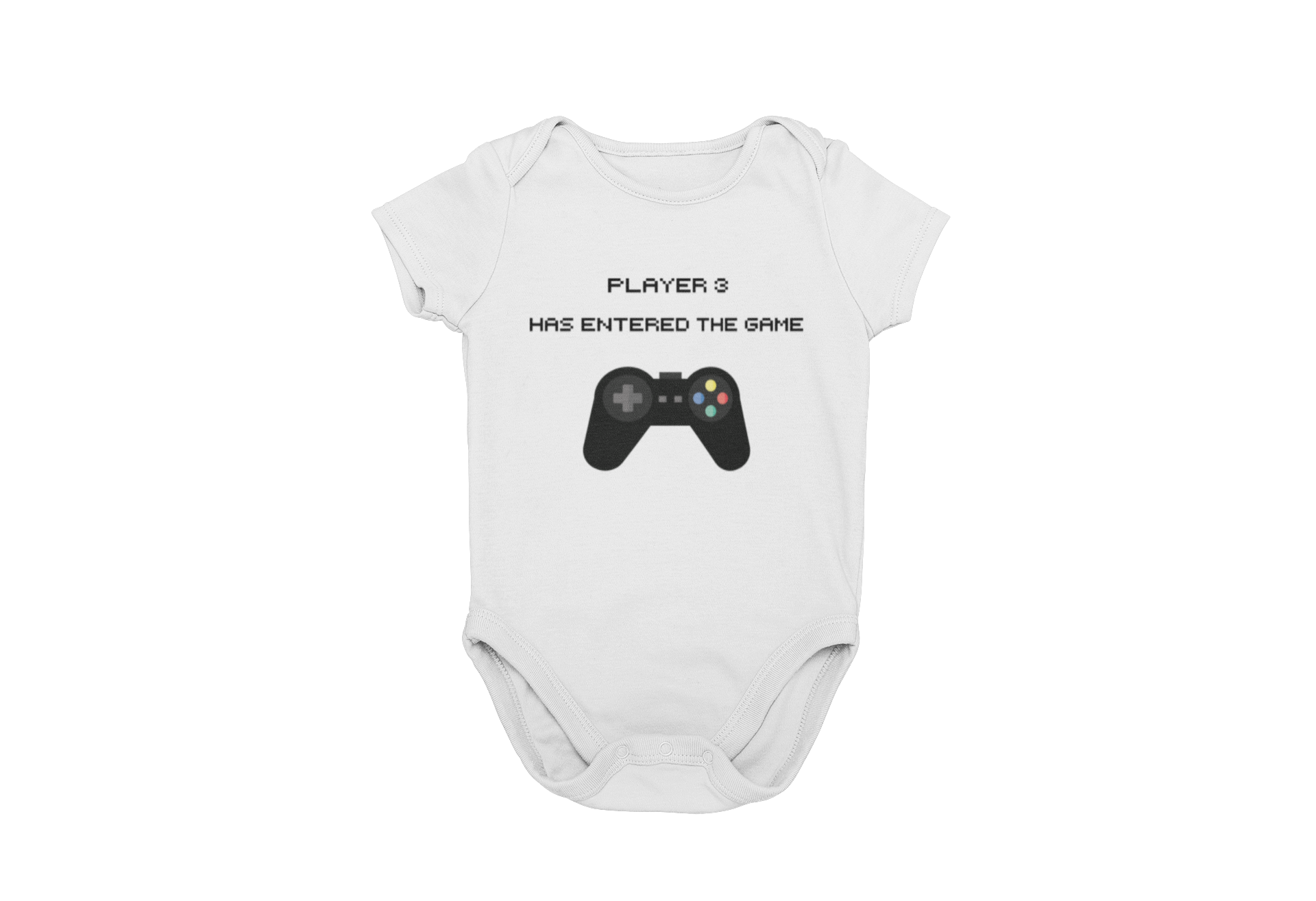 Player 3 has entered the game romper white