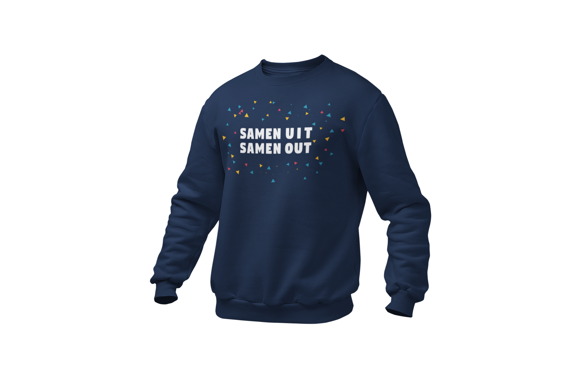 Samen uit samen out sweater blue