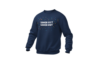 Samen uit samen out sweater blue