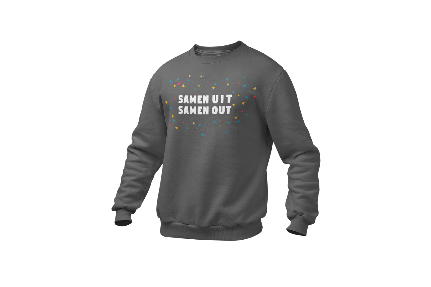Samen uit samen out sweater dark grey