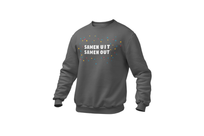 Samen uit samen out sweater dark grey