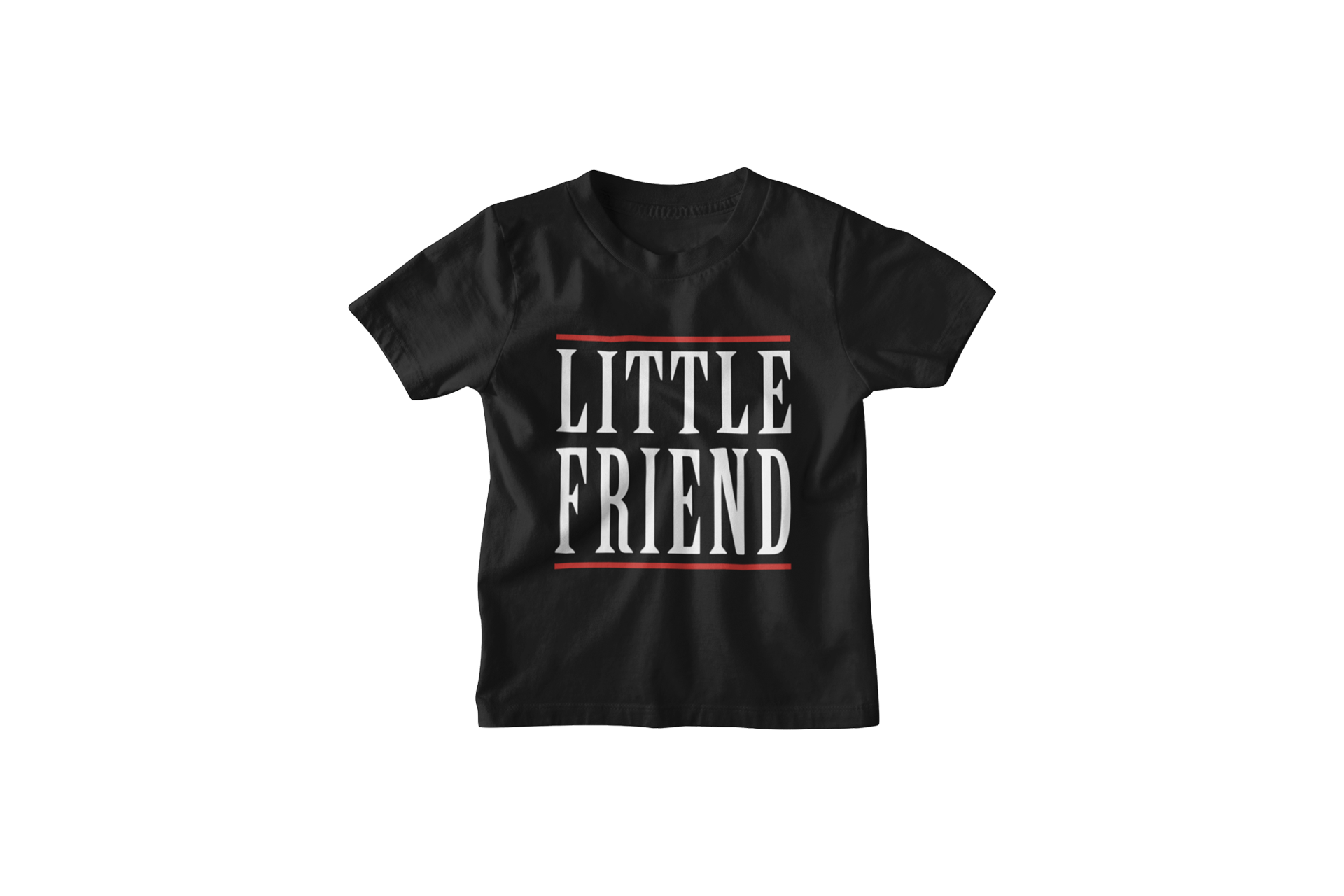 Say hello to my little friend shirt parent black trans
