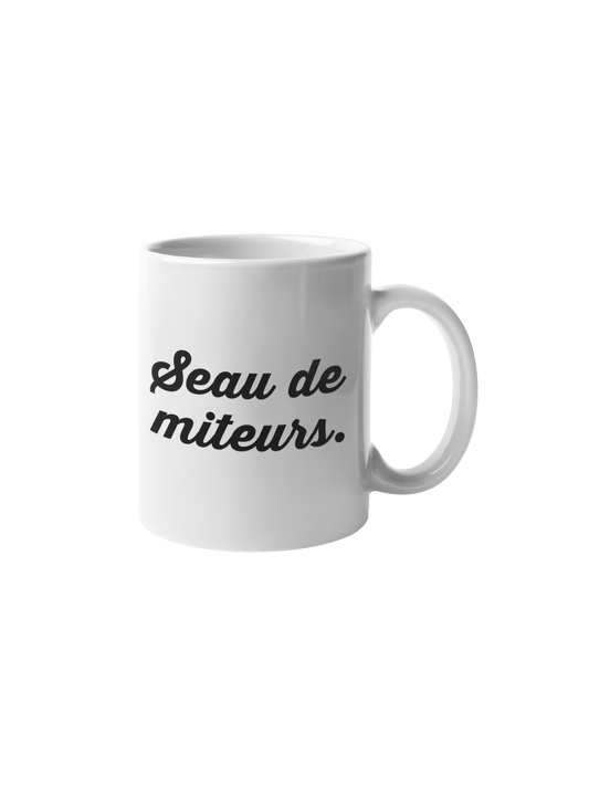 Seau de miteurs mok white