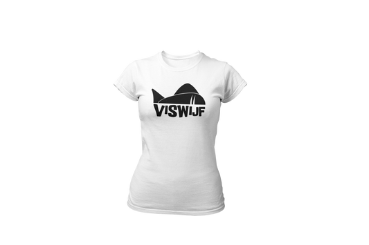Viswijf shirt dames donnie white