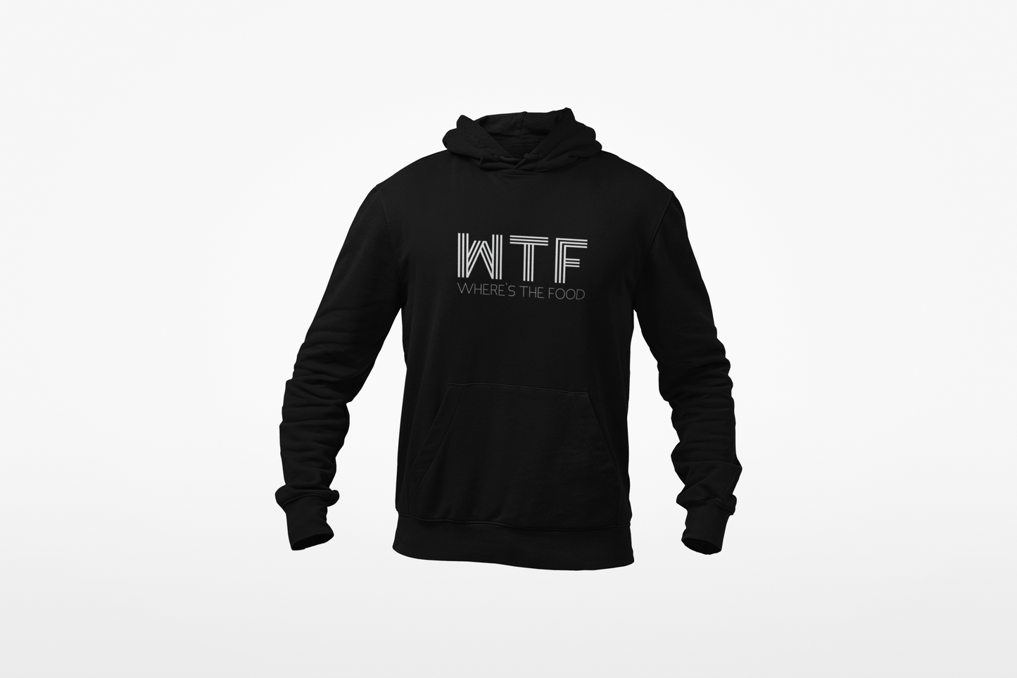 Wtf wheres the food hoodie donnie black
