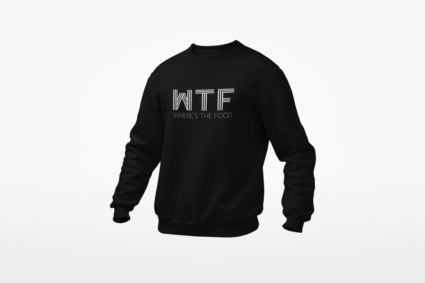 Wtf wheres the food sweater donnie black
